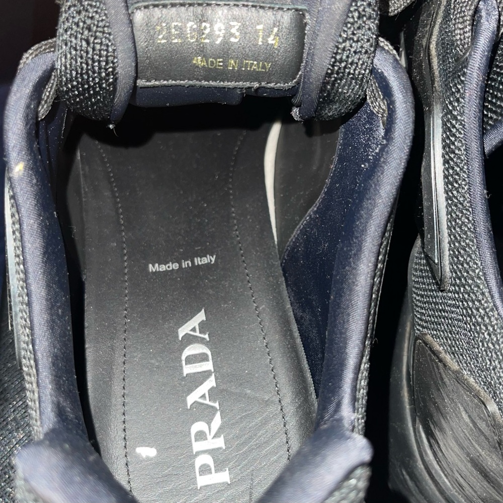 PRADA Cloudbust Thunder Knit Black Size 14 EU 47 - Picture 7 of 7